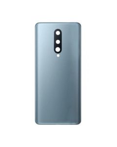 OnePlus 8 Back Compatible Glass Cover with Camera Lens - Polar Silver