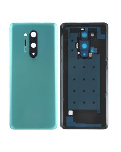 OnePlus 8 Pro Compatible Back Glass Cover with Camera Lens - Glacial Green