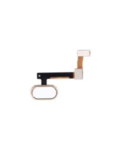 Oppo R9 Compatible Home Button Flex Assembly - White