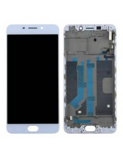 Oppo R9/F1 Plus Compatible LCD Touch Screen Assembly with Frame - White