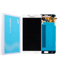 Galaxy Note 5 Compatible LCD Touch Screen Assembly - White Pearl