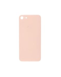 iPhone 8 Compatible Back Glass Cover (Big Camera Hole) - Rose Gold, OEM