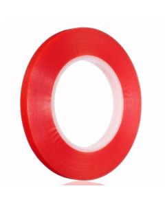 Clear Adhesive Roll Red - 2MM