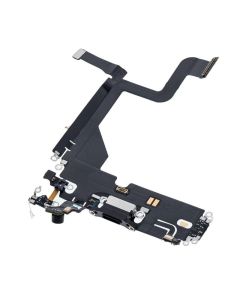iPhone 13 Pro Compatible Charging Port Flex With IC - Graphite, OEM