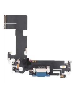 iPhone 13 Mini Compatible Charging Port Flex With IC - Blue, OEM
