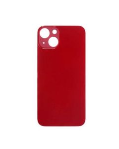 iPhone 13 Mini Compatible Back Glass Cover (Big Camera Hole) - Red