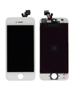 iPhone 5 Compatible LCD Touch Screen Assembly - White, Aftermarket (High Quality)