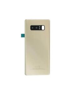 Galaxy Note 8 Compatible Back Glass Cover - Maple Gold, OEM