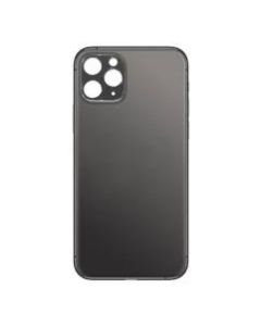 iPhone 11 Pro Max Compatible Back Glass Cover (Big Camera Hole) - Space Grey, OEM
