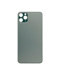 iPhone 11 Pro Max Compatible Back Glass Cover (Big Camera Hole) - Midnight Green, OEM