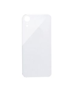 iPhone XR Compatible Back Glass Cover (Big Camera Hole) - White, OEM