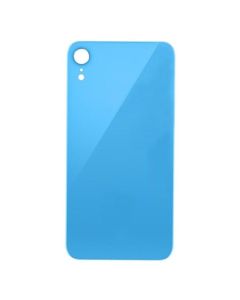 iPhone XR Compatible Back Glass Cover (Big Camera Hole) - Blue, OEM