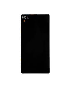 Xperia Z3 Compatible Back Glass Cover - Black