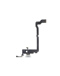iPhone XS Max Compatible Charging Port Flex Cable - White, OEM