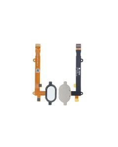 Moto Z2 Play Compatible Home Button Flex Assembly - White