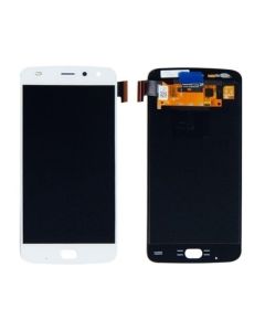 Moto Z2 Play Compatible LCD Touch Screen Assembly - White, OEM